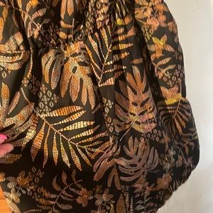 One piece short set black & gold xl